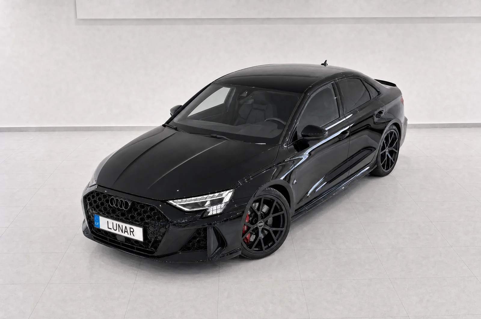 Audi RS3, priekšpuse no augšas